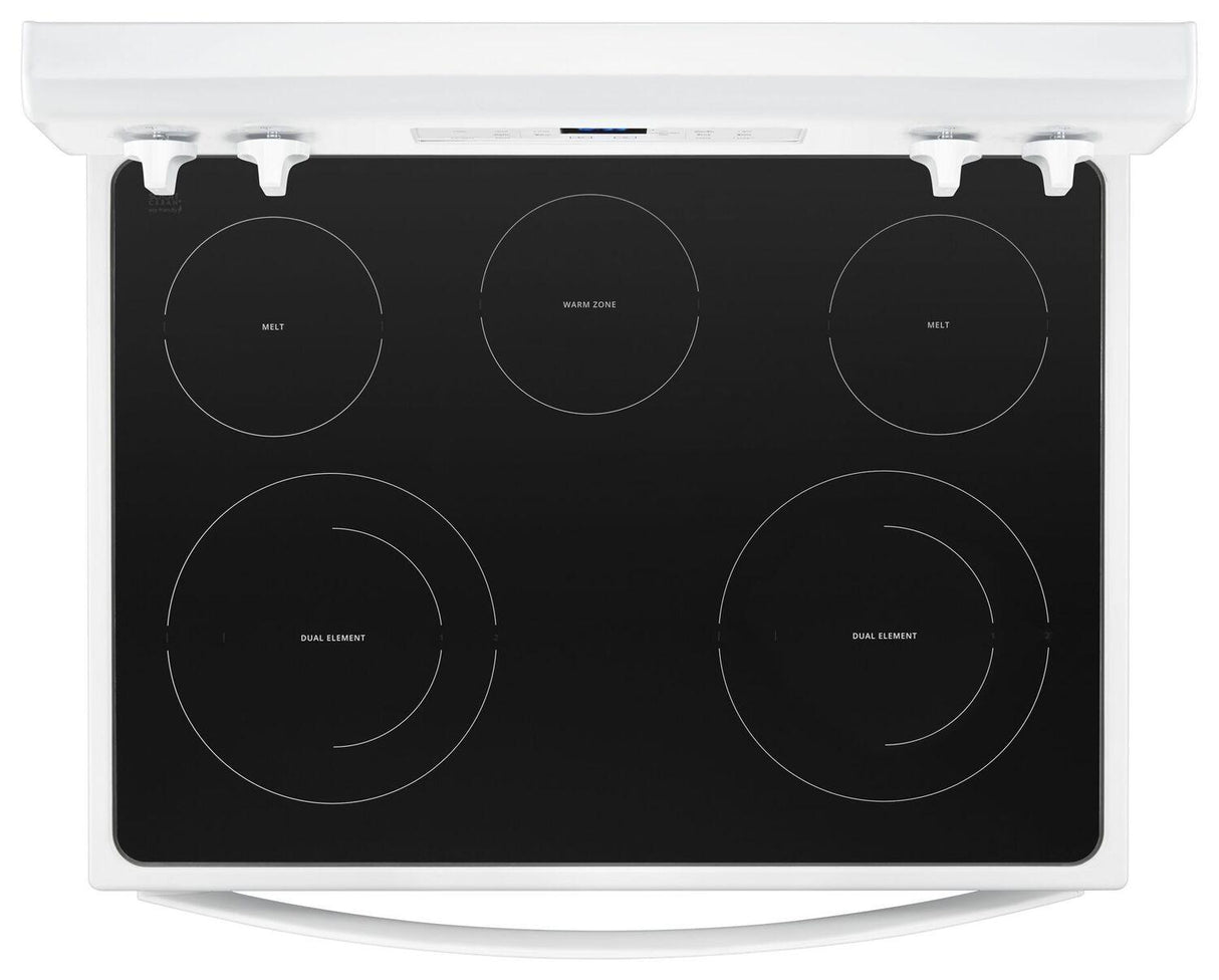 5.3 cu. ft. Freestanding Electric Range with Frozen Bake™ Technology - White