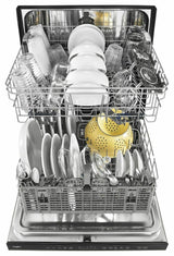 Stainless Steel Tub Dishwasher with TotalCoverage Spray Arm - Black Stainless