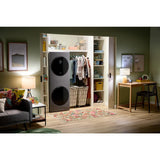 24-in Compact ENERGY STAR® Certified Ventless Heat Pump Laundry Tower with 2.7-cu ft Washer and Electric 4.3-cu ft Dryer