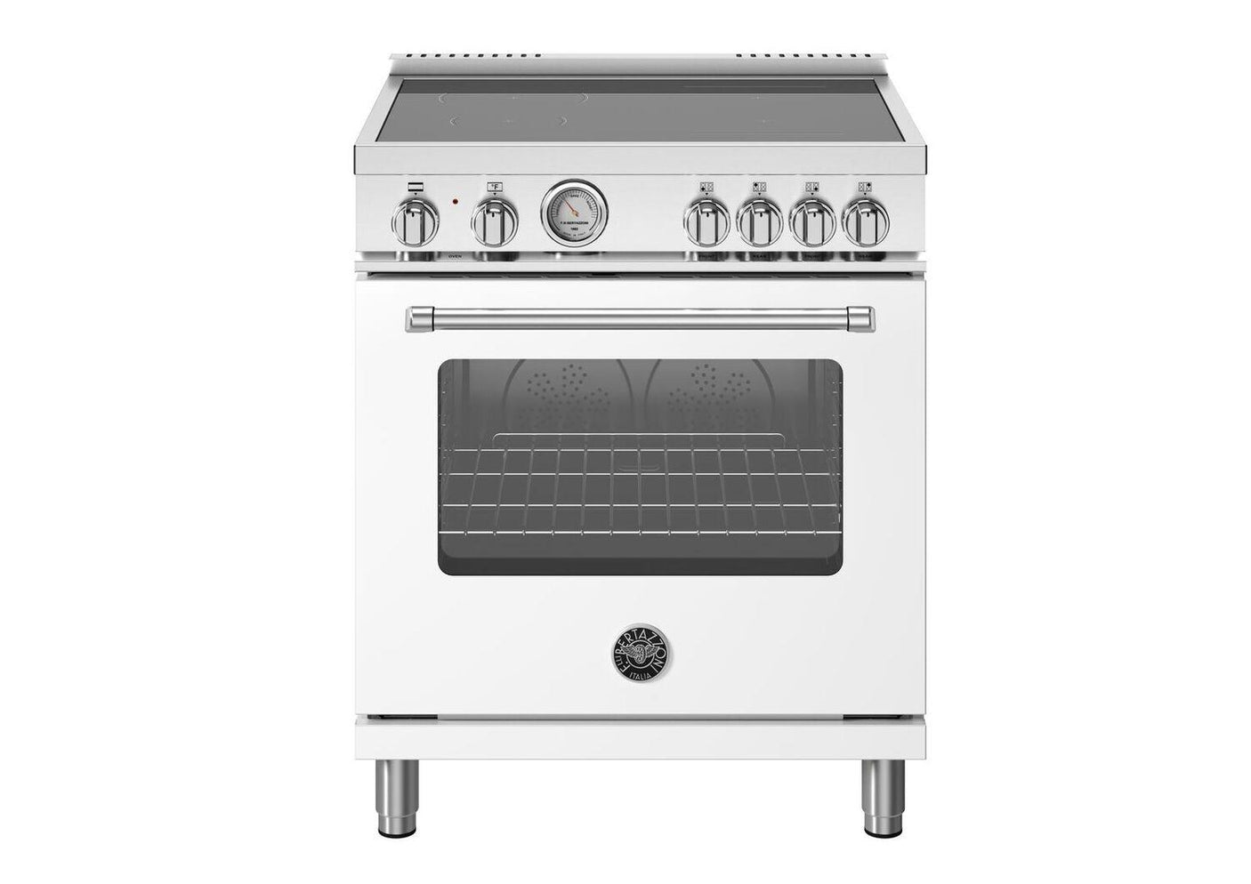 Master 30" Range Induction Manual Clean Bianco White