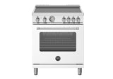 Master 30" Range Induction Manual Clean Bianco White