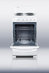20" Wide Electric Coil Range