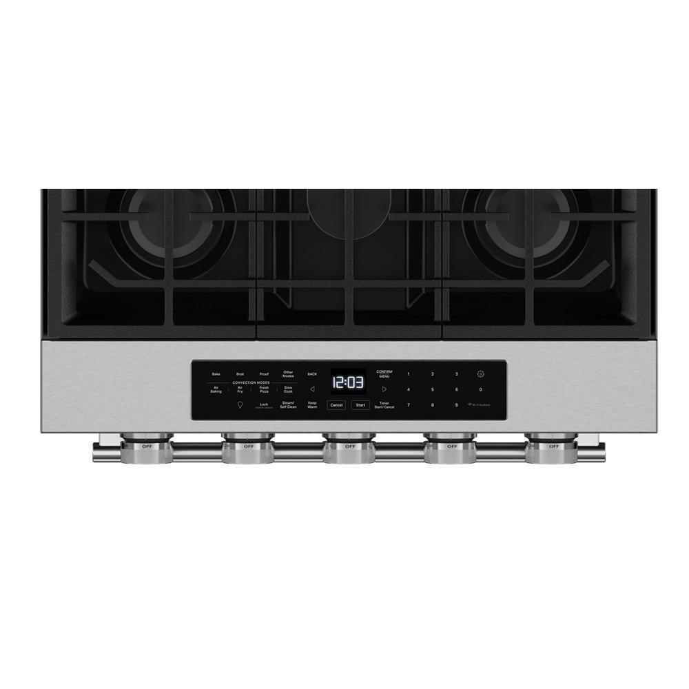 5.0 Cu. Ft. Smart Slide-in Gas Range with Convection Cooking Modes