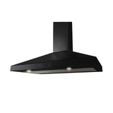VARNA BLACK Wall Mount Range Hood 36" wide - 600CFM