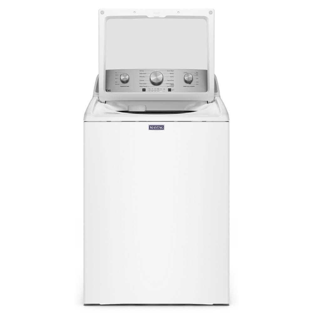 This 4.7 Cu. Ft. capacity top load washer from Maytag delivers the stain-fighting power that s built to handle tough loads.