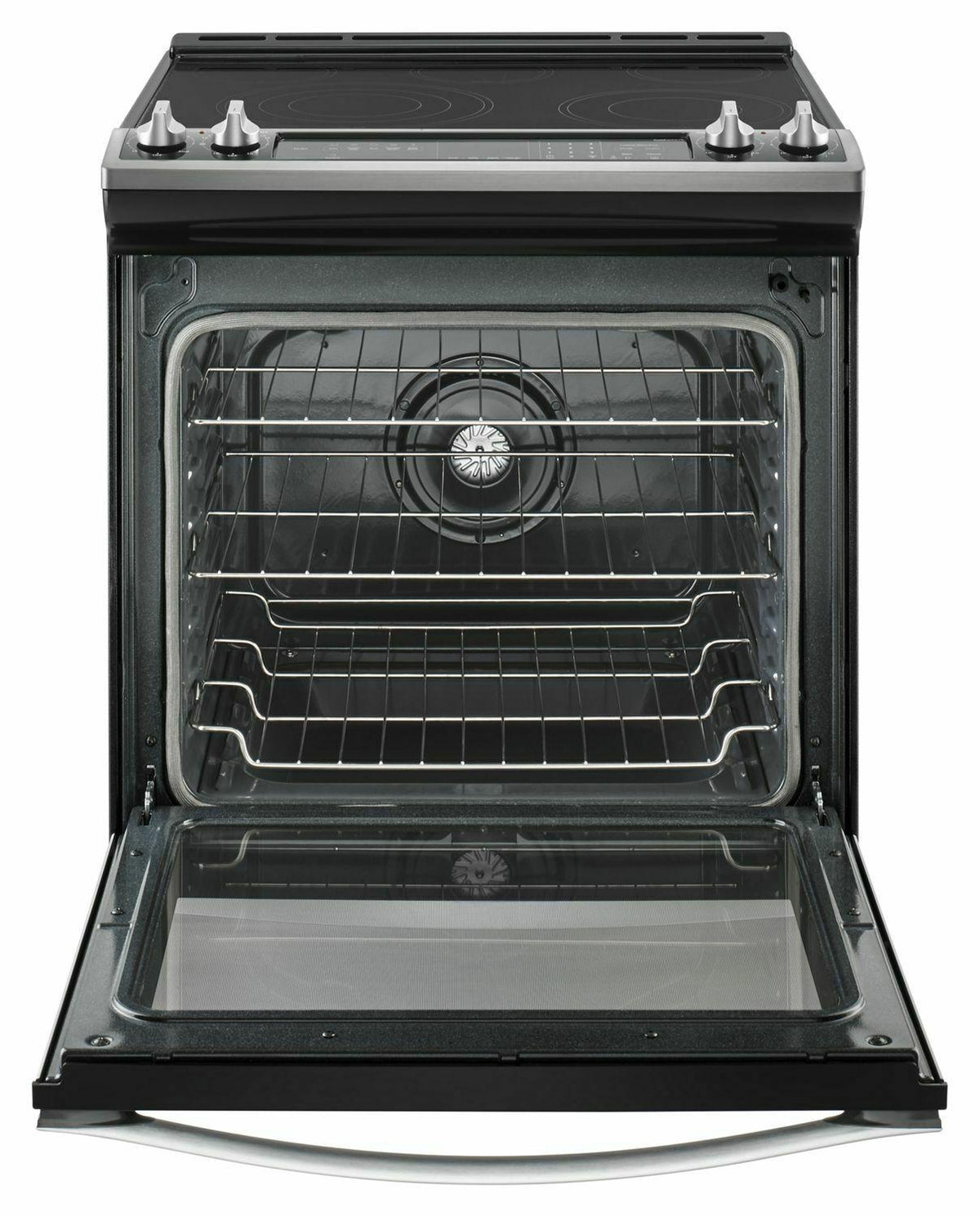 6.4 Cu. Ft. Slide-In Electric Range with True Convection - Stainless Steel