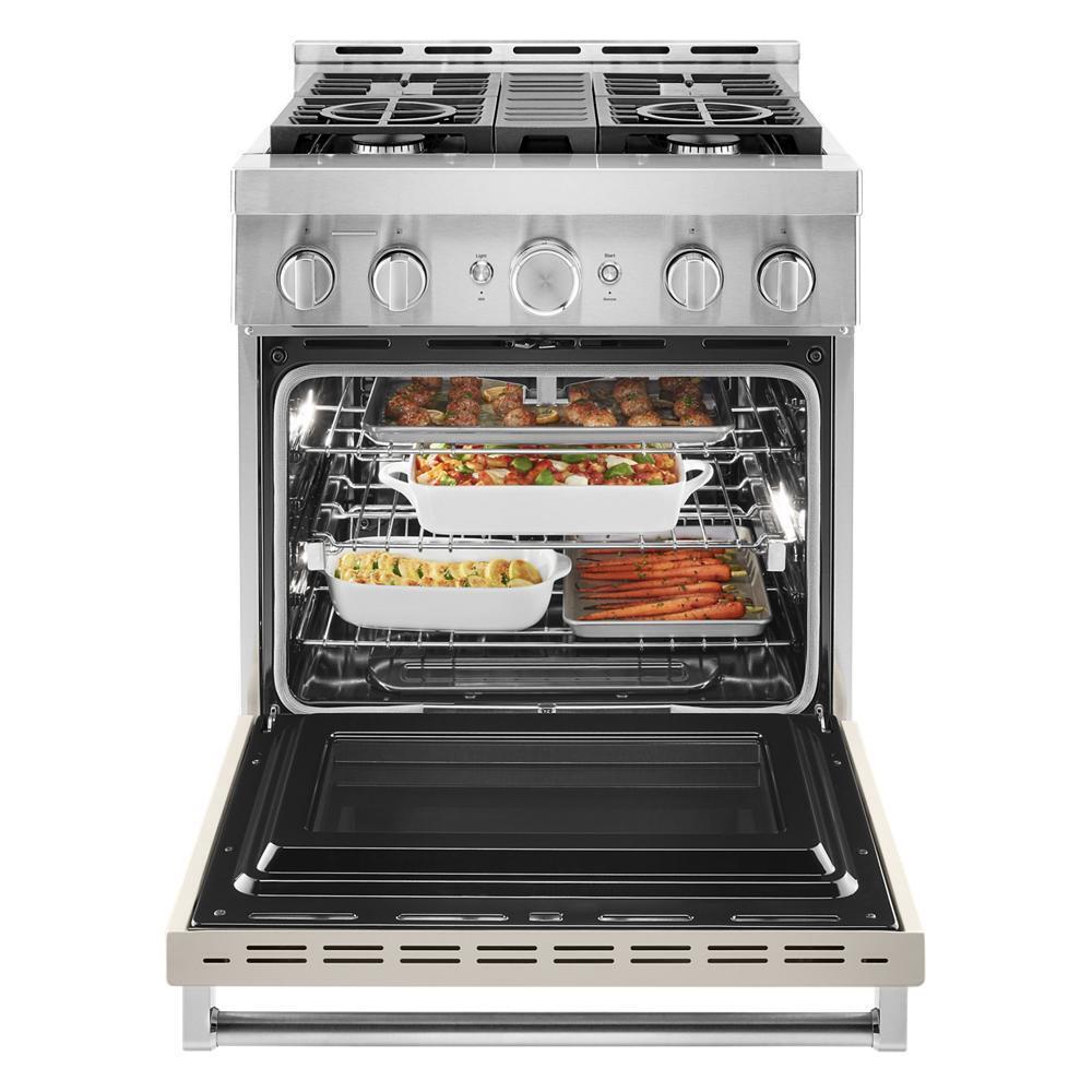 KitchenAid® 30'' Smart Commercial-Style Gas Range with 4 Burners