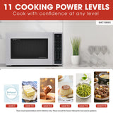 Sharp 1.5 cu. ft. 900W Stainless Steel Convection Countertop Microwave Oven
