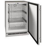 24" Convertible Freezer With Stainless Solid Finish (115 V/60 Hz Volts /60 Hz Hz)