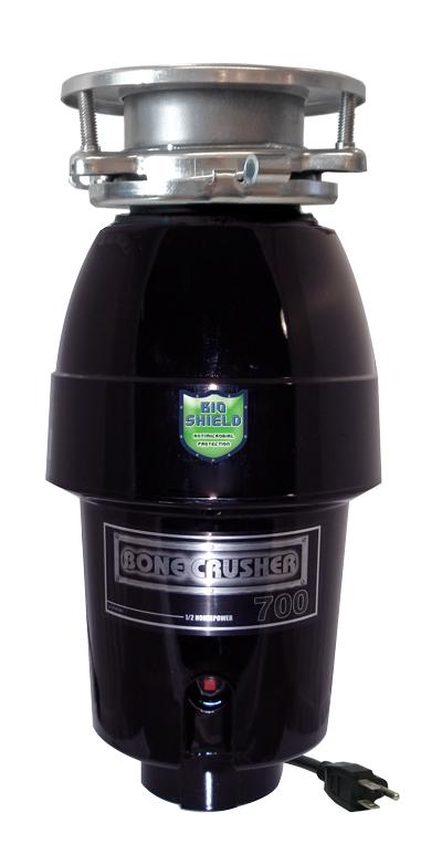 1/2 Horsepower Continuous Feed Disposal with Industry Standard 3 Bolt Mount System