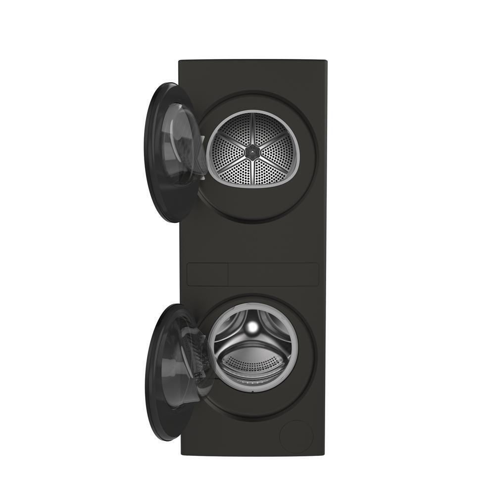 24-in Compact ENERGY STAR® Certified Ventless Heat Pump Laundry Tower with 2.7-cu ft Washer and Electric 4.3-cu ft Dryer