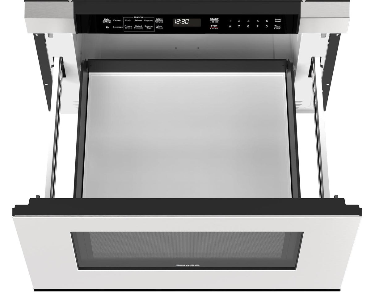 Sharp 24 in. 1.2 cu. ft. Built-In Microwave Drawer™ Oven in Stainless Steel