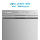 Midea 18" Front Control Dishwasher with Heated Dry