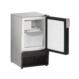15" Crescent Ice Maker With Stainless Solid Finish (115 V/60 Hz Volts /60 Hz Hz)