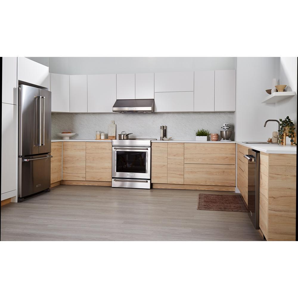 20 cu. ft. 36-Inch Width Counter-Depth French Door Refrigerator with Interior Dispense