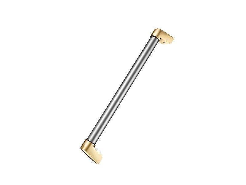 Stainless Steel with Gold Finials Handle Kit for 24" Built-In Dishwashers Stainless Steel/Gold