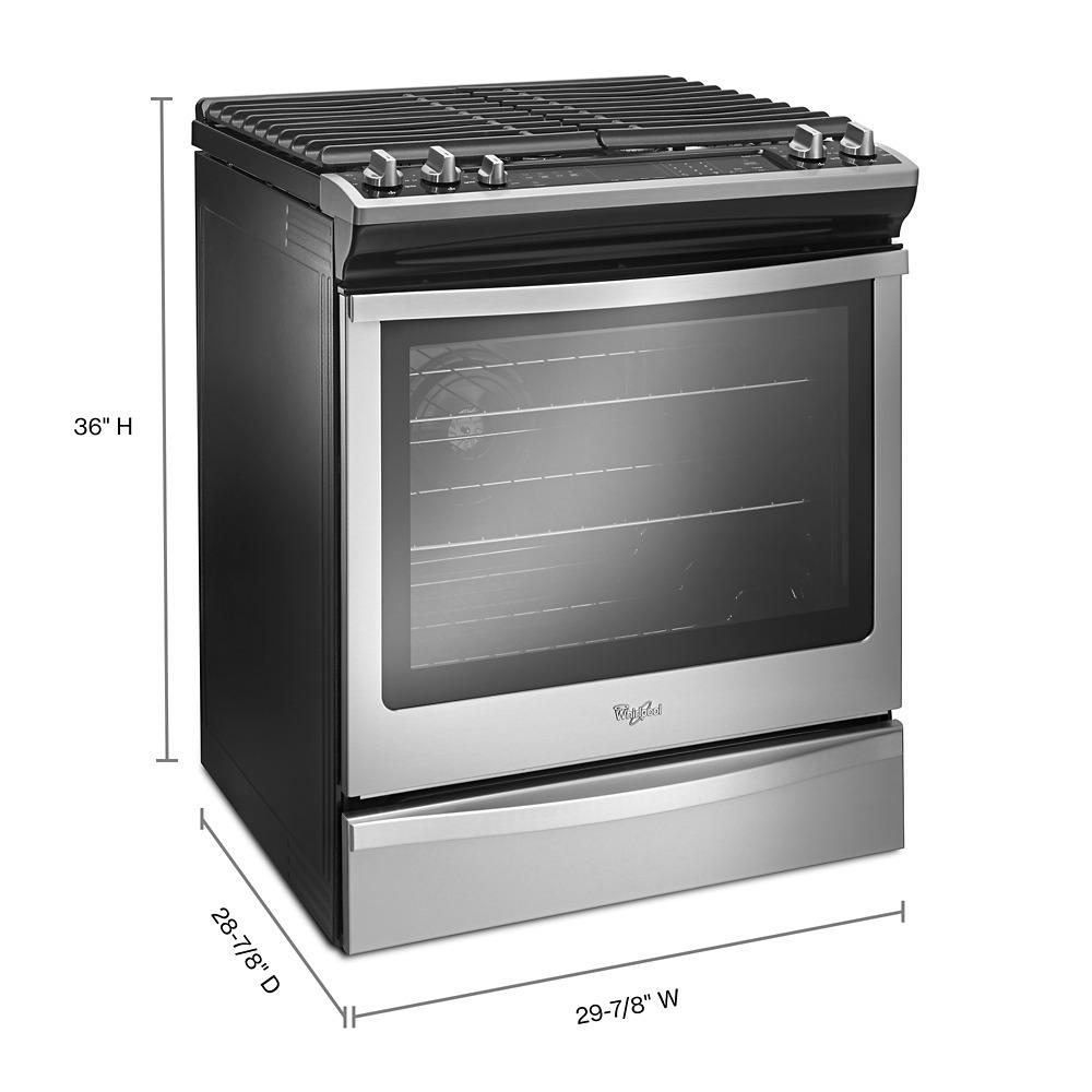 5.8 Cu. Ft. Slide-In Gas Range with EZ-2-Lift™ Hinged Grates