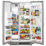 36-inch Wide Side-by-Side Refrigerator - 25 cu. ft.