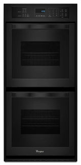 6.2 Cu. Ft. Double Wall Oven with High-Heat Self-Cleaning System - Black