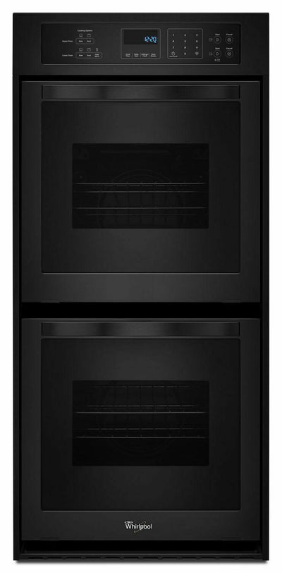 6.2 Cu. Ft. Double Wall Oven with High-Heat Self-Cleaning System - Black