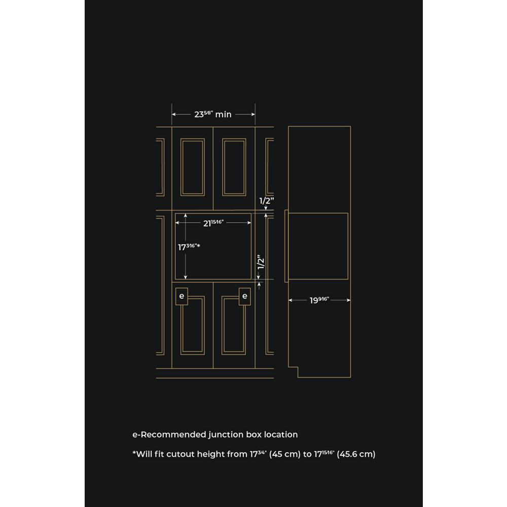 RISE 24" Built-In Steam and Convection Wall Oven