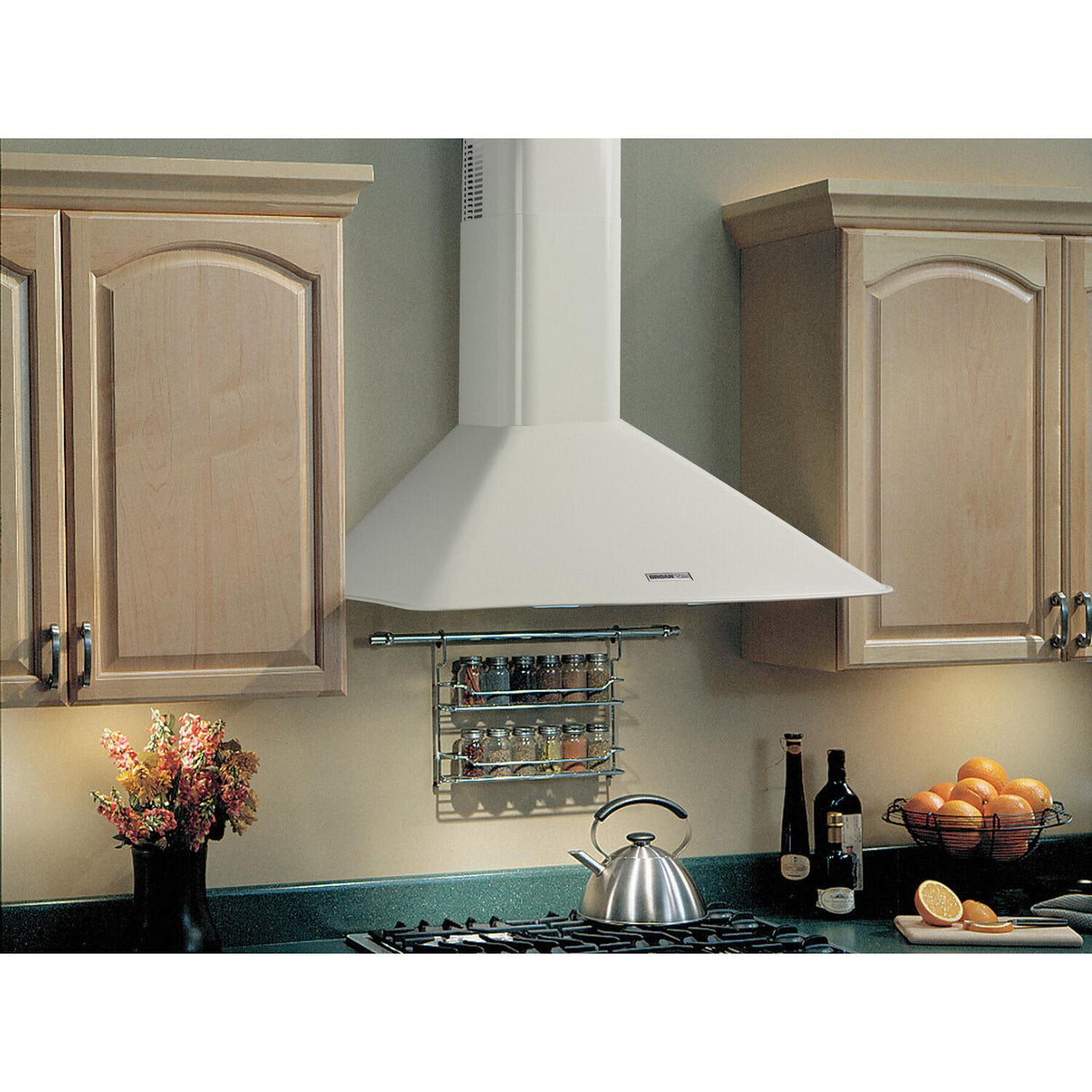 DISCONTINUED-Broan® 30-Inch Convertible Wall-Mount Chimney Range Hood w/ Heat Sentry™, 290 CFM, White