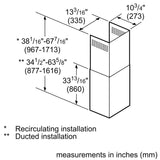 Chimney extension HCPEXT4UC 11027234
