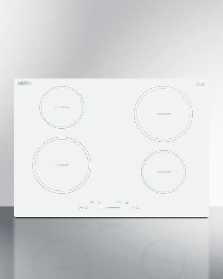 30" Wide 208-240v 4-zone Induction Cooktop