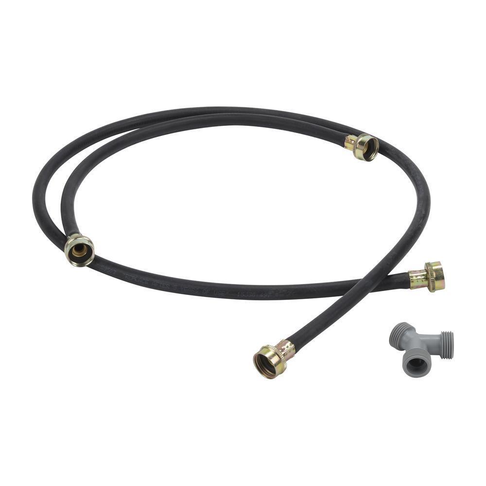 5' Black Steam Dryer Hose Kit