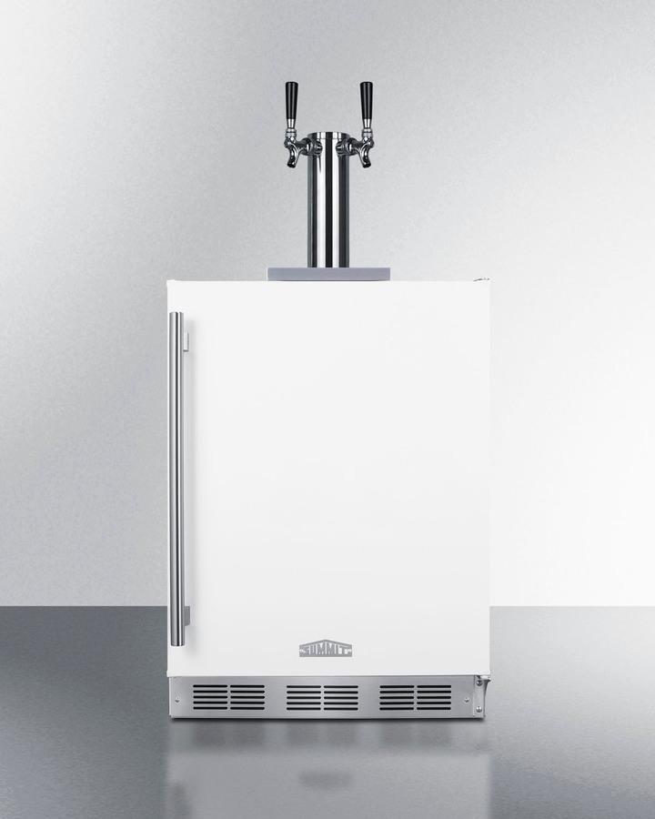 24" Wide Built-in Wine Kegerator, ADA Compliant