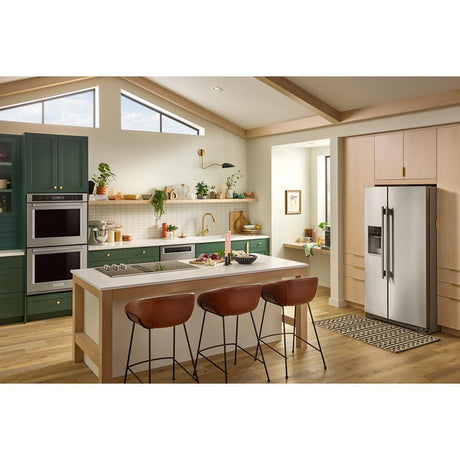 20.8 Cu. Ft. Counter-Depth Side-by-Side Refrigerator with Exterior Ice and Water Dispenser in PrintShield™ Finish