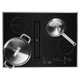 30" Lustre Trim Electric Radiant Downdraft Cooktop with Tap Touch Controls