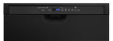 Stainless steel dishwasher with 1-Hour Wash cycle - Black