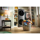 24-in Compact ENERGY STAR® Certified Ventless Heat Pump Laundry Tower with 2.7-cu ft Washer and Electric 4.3-cu ft Dryer