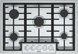 800 Series, 30" Gas Cooktop, 5 Burners, Stainless Steel