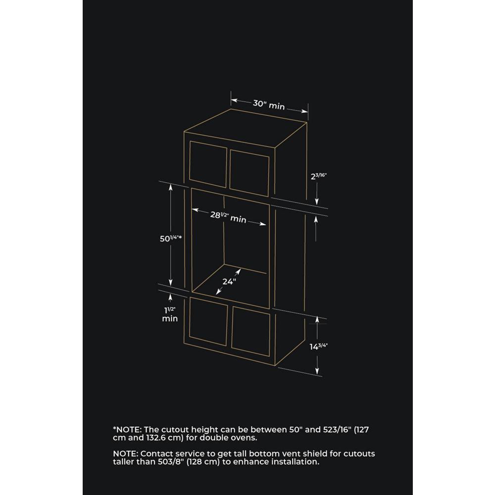RISE™ 30" Double Wall Oven with V2™ Vertical Dual-Fan Convection