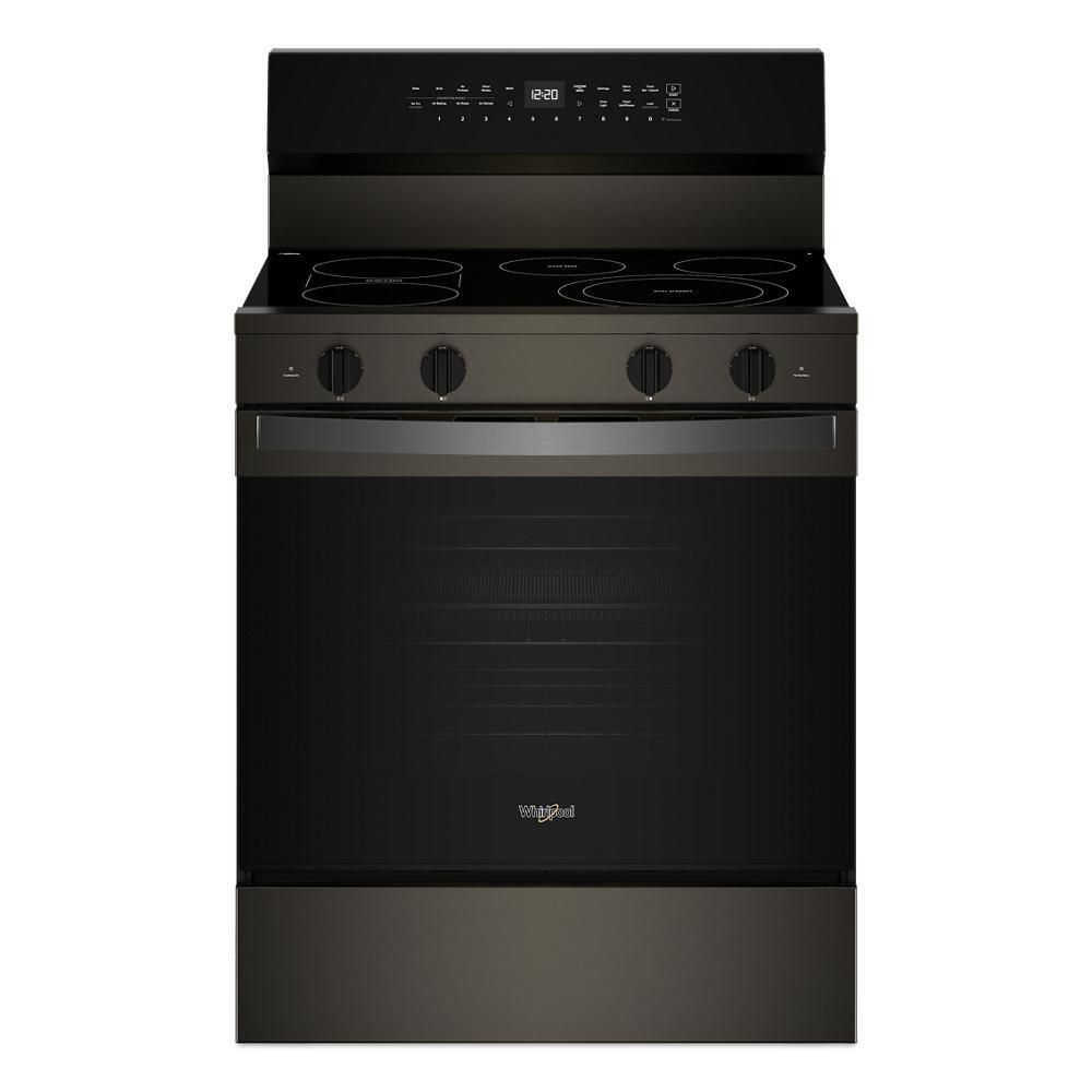 30-inch Electric Smart Range with Air Cooking Technology, No Preheat Air Fry, High Speed Preheat Oven, WipeClean™ Coating, and Steam/Self Clean