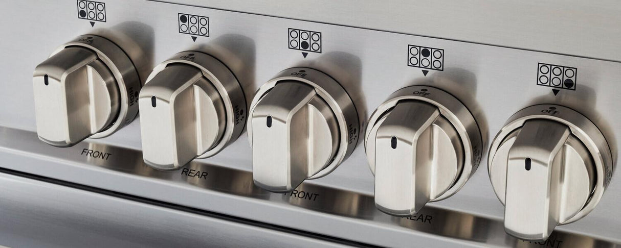 48 inch Induction Range, 6 Heating Zones, Electric Oven Stainless Steel