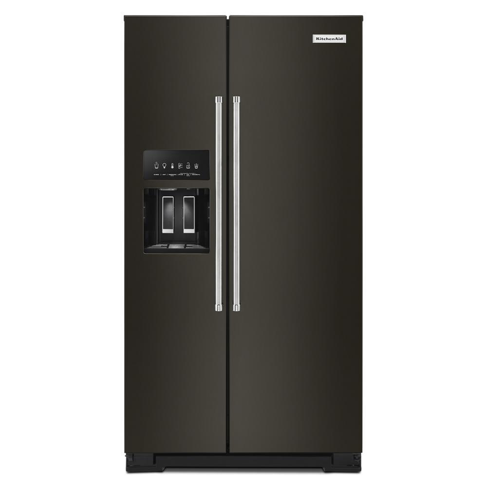 19.9 cu ft. Counter-Depth Side-by-Side Refrigerator with Exterior Ice and Water and PrintShield™ finish