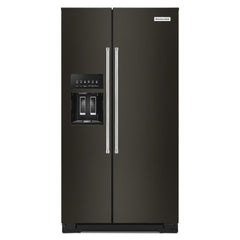19.9 cu ft. Counter-Depth Side-by-Side Refrigerator with Exterior Ice and Water and PrintShield™ finish