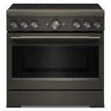 36-Inch 6-Element Induction Freestanding Commercial-Style Range with Air Fry