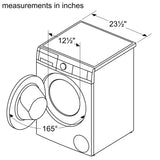 300 Series Washer - 208/240V, Cap. 2.2 cu.ft., 15 Cyc.,1,400 RPM, 54 dBA White/Door, ENERGY STAR