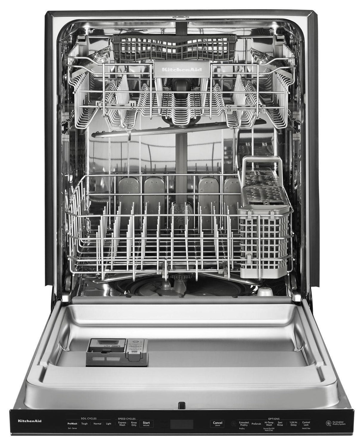 44 DBA Dishwashers with Clean Water Wash System and PrintShield Finish, Pocket Handle Stainless Steel with PrintShield™ Finish