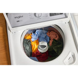 4.2-4.3 Cu. Ft. Whirlpool® Top Load Washer with 2-in-1 Removable Agitator and Soft Close Glass Lid