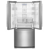 30-inch Wide Contemporary Handle French Door Refrigerator - 20 cu. ft.