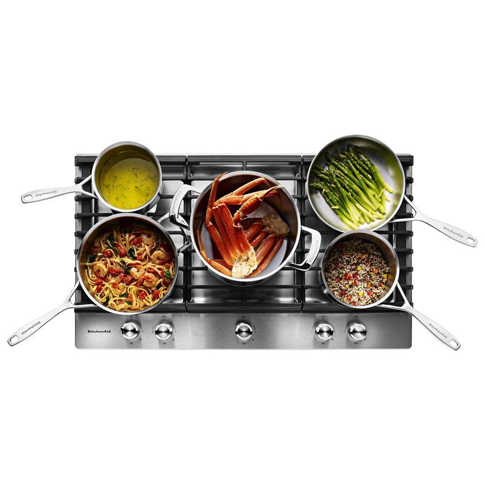 36" 5-Burner Gas Cooktop