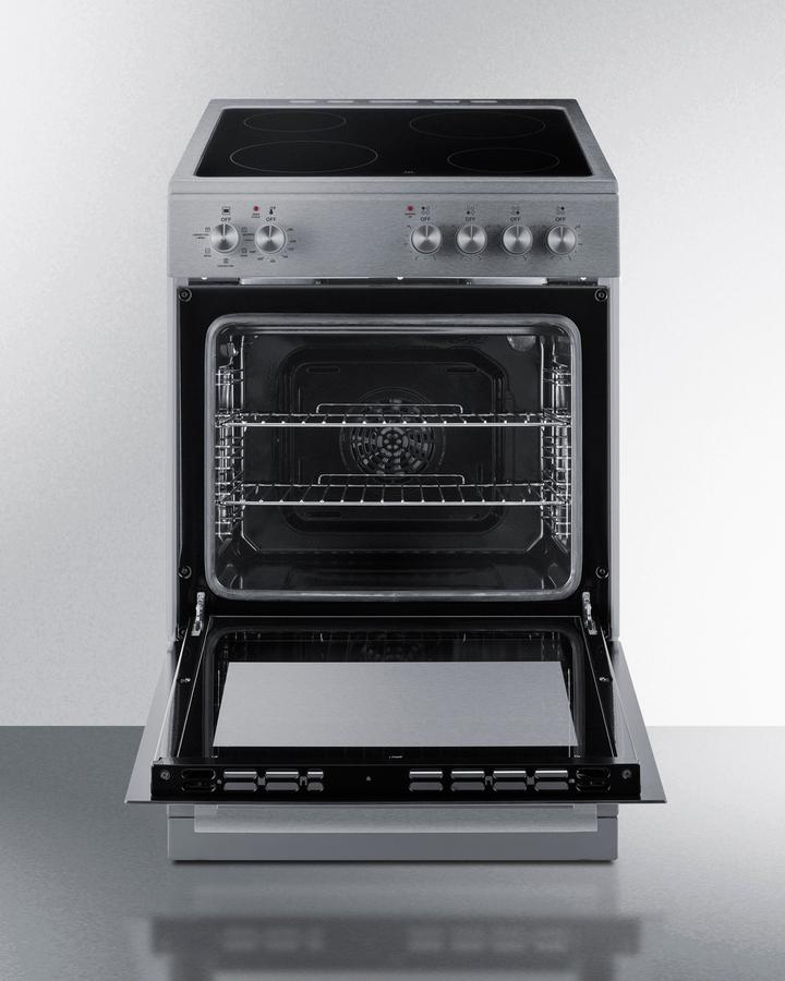 24" Wide Electric Smooth-top Range