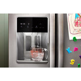 36-inch Wide Side-by-Side Refrigerator - 21 cu. ft.