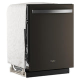 Whirlpool® 24-Inch Dishwasher with Total Coverage Wash Action and Auto Open Air Dry in Fingerprint Resistant Black Stainless