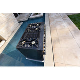 Smoke & Brass By JennAir® 48" Dual-Fuel Professional-Style Range